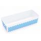 18 Oz. Paper Baking Loaf Pans in Fun Colors - Blue Stripe